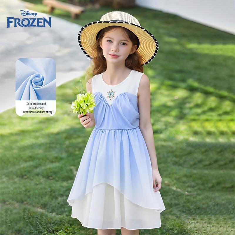 Girls  Disney Elsa Princess Summer Dress 140