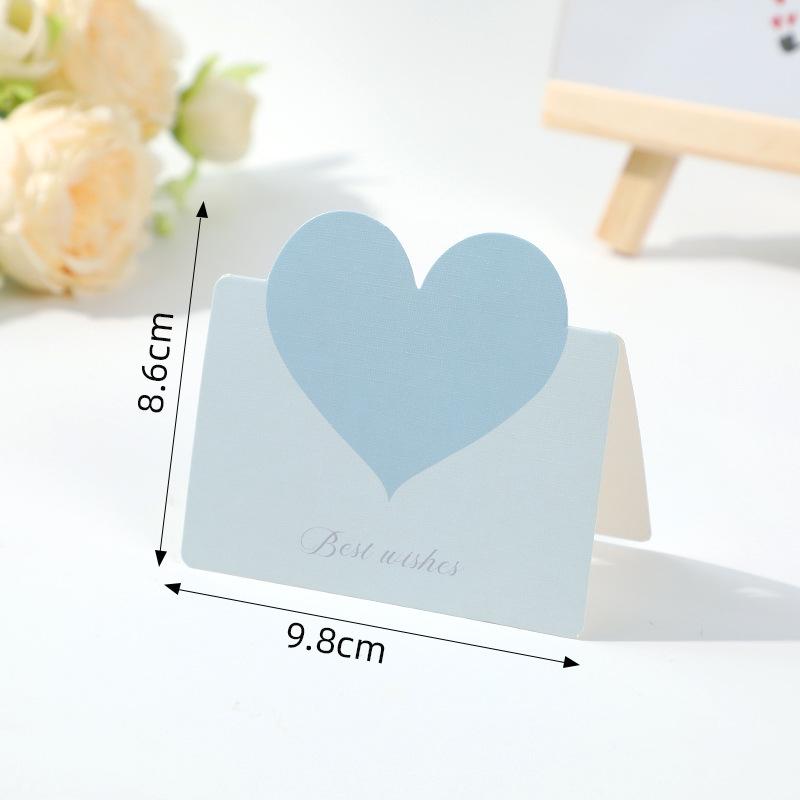 3D High-End Blank Folding Greeting Card with Handwritten Wishes