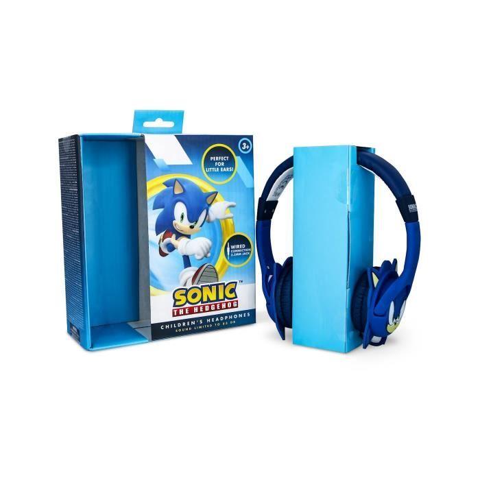 Écouteurs - SONIC THE HEDGEHOG - Sonic the Hedgehog - Bleu - Jack 3.5mm - Enfants