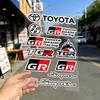 FOR TOYOTA TRO GR High Visibility Reflective Waterproof Decal Scratch Hide Sticker Fit Car Motorcycle Helmet Refrigerator