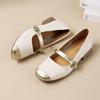 women fashion sweet light brown comfort square heel shoes for office career party lady elegant beige footwear ab545