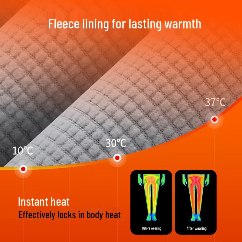 Baleno Men's Winter Waterproof Fleece-Lined Straight-Leg Pants