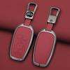 Interior Mouldings Leather Car Key Case Shell Cover for Lincoln Continental Navigator Z MKZ MKC MKX Nautilus Aviator Corsair She