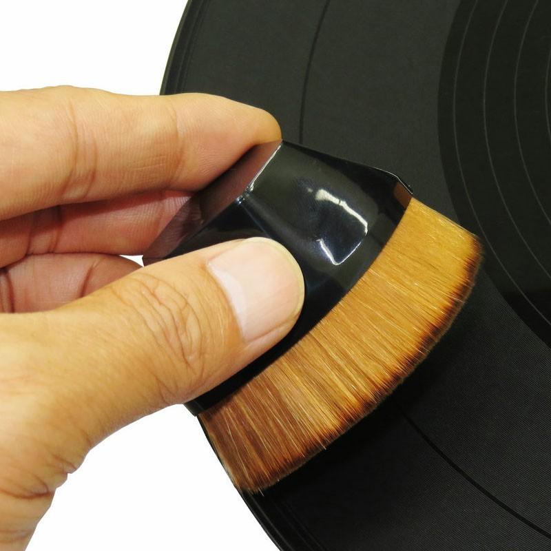 Aksamitna Szczotka Do Płyt Winylowych Antystatyczna Antistatic Brush
