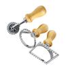 Silver Zinc Alloy Dumpling Maker Pasta Tools For Baking 3pcs