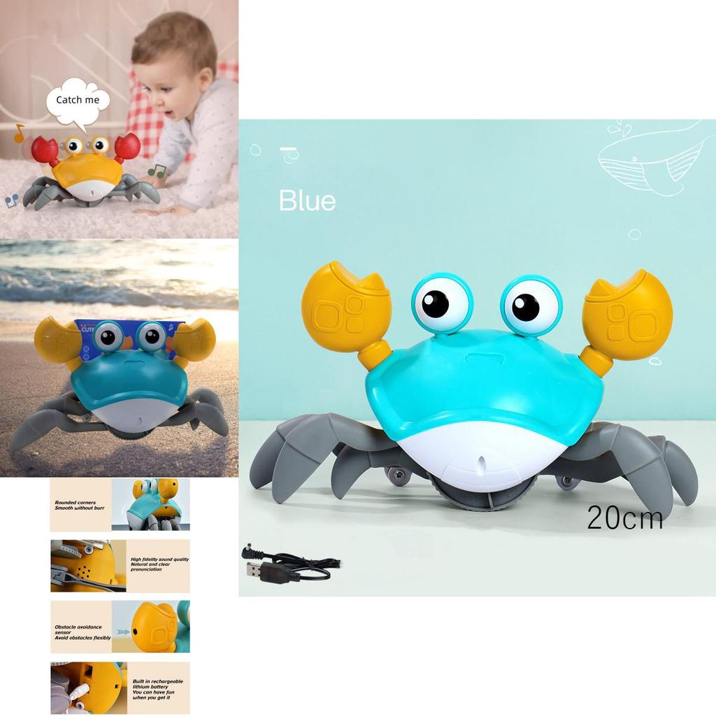 Safe And Durable Musical Toy Crab For Babies And Toddlers