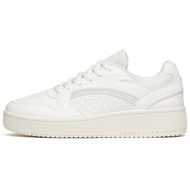 New Anta Abrasion Resistant Low top Skateboard Shoes Women's White 922148066-3