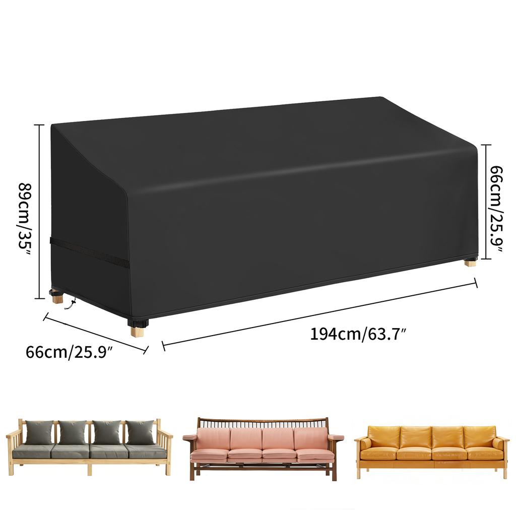 Waterproof Garden Chair Covers Rain Snow Proof for Outdoor Sofa Table Chairs Universal Furniture Protector Dust Proof