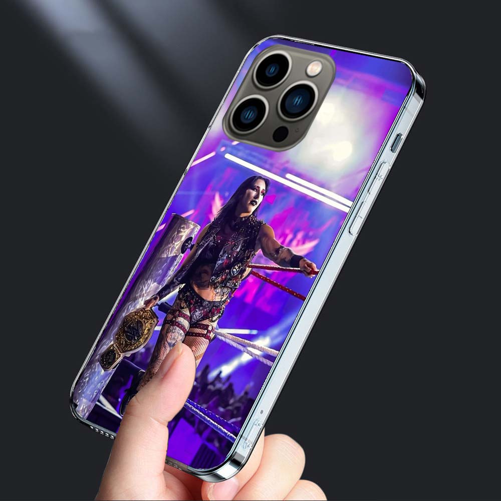 

Чехол для телефона Rhea Ripley Для iPhone 16E 15 Pro 14 Plus 17E 16 17 Pro Max Air 11 12 13 Mini Ударопрочный Capa Милый Чехол TPU Прозрачный iPhone 17 Pro Max