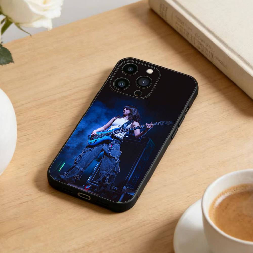 J-The Band W-Warning Phone Case For iPhone 17 16 15 14 13 12 Max Plus Silicone Black Cover