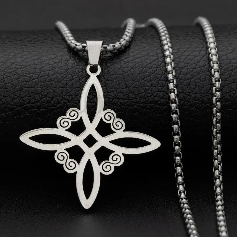 Magical Witchcraft Necklace Women's Retro Blood Pack Detachable Witch Wand Pendant Men Women Cosplay Jewelry Gift