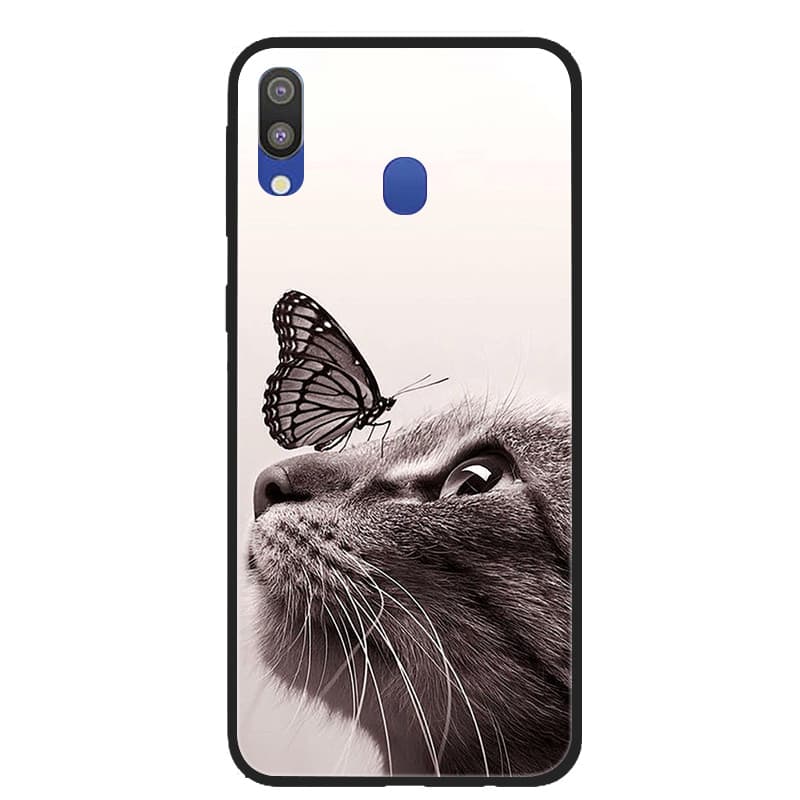 For Samsung Galaxy M20 M30 M30S Case Soft TPU Silicone Case For Samsung A40S M21 M30s M 30S M20 M30 Fashion Patterns Matte Case