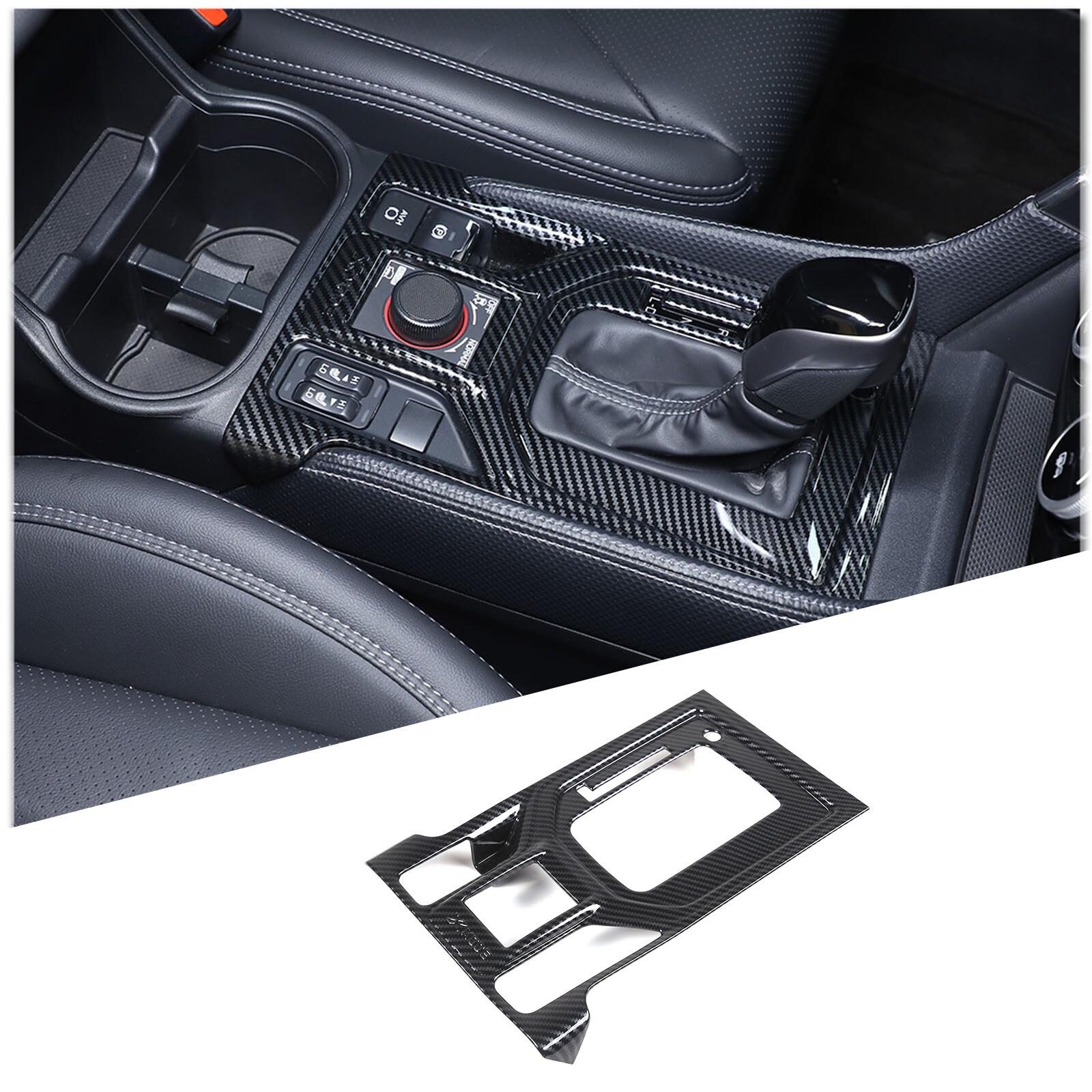 Carbon Fiber Inner Gear Shift Box Panel Frame Trim For Subaru Forester -