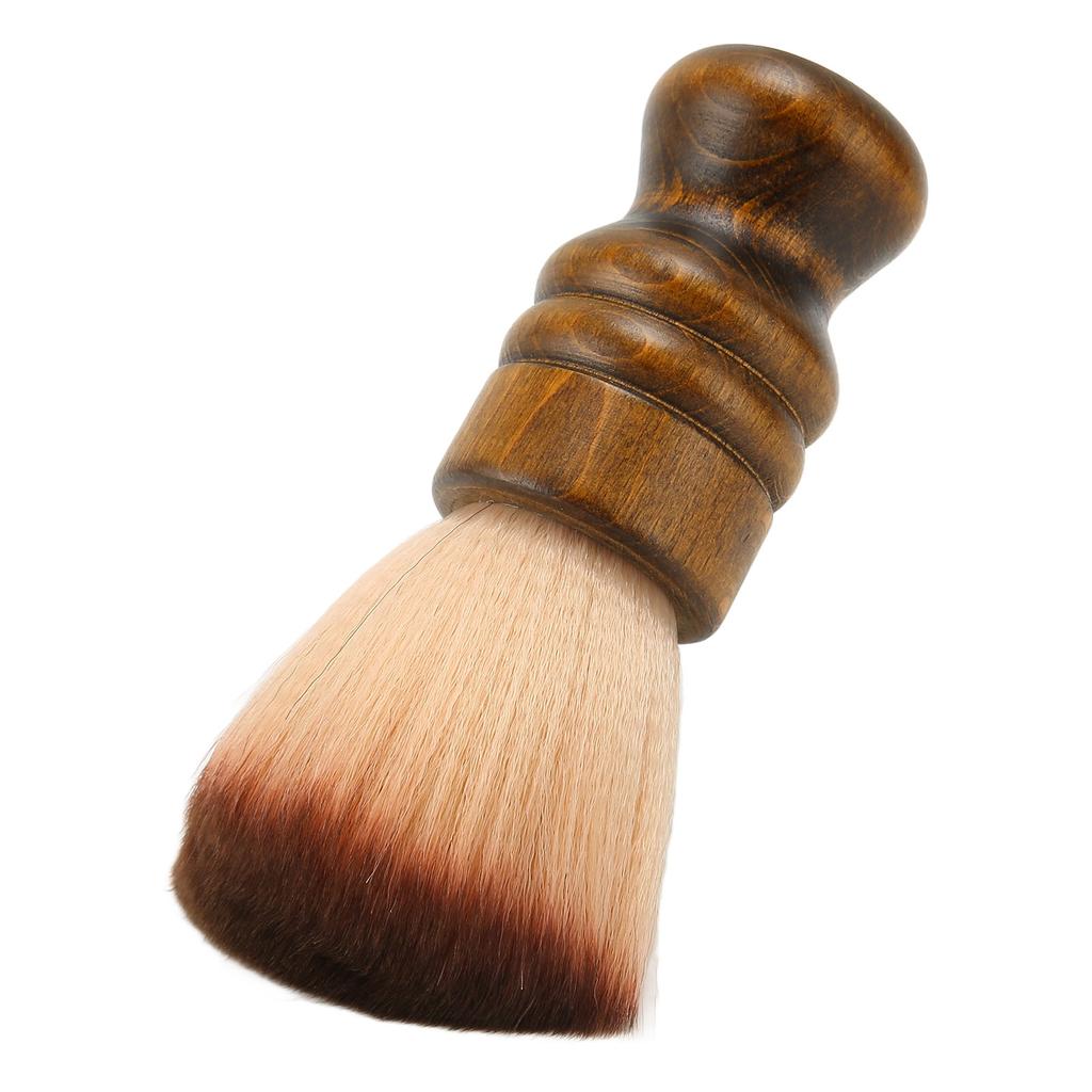 Neck Duster Nylon Brush Soft Face Dust Hair Sweep Cleaning Tool Barber Brush for Salon