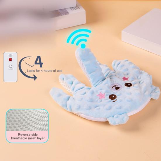 Baby Schnuller Handfläche Plüsch Beruhigende Handfläche mit sanftem Klopfen Fernbedienung Weiches Säuglings Beruhigungsspielzeug Schlafhilfe für Neugeborene Mädchen Jungen