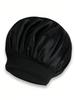 Solid Hair Bonnet Silk Bonnet Satin Bonnet Valentine's Day Valentines Hair Protection Cap Black Nighttime Care Daytime Home Comfort Beauty Tool