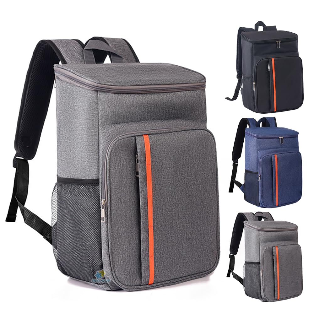 20L Large Capacity Soft Cooler Box Backpack with Design and Perfect for and Outdoor Water-Repellent Multi-Function Pockets, Sports, Camping,