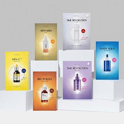 Najlepsze 6 Ampoule&Essecne Mask Sheets 10 Sheets SET (6 opcji)
