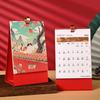 2026 Year of the Horse Custom Desktop Calendar with Iron Ring - High-Value Small Batch Student Planner and Ornament