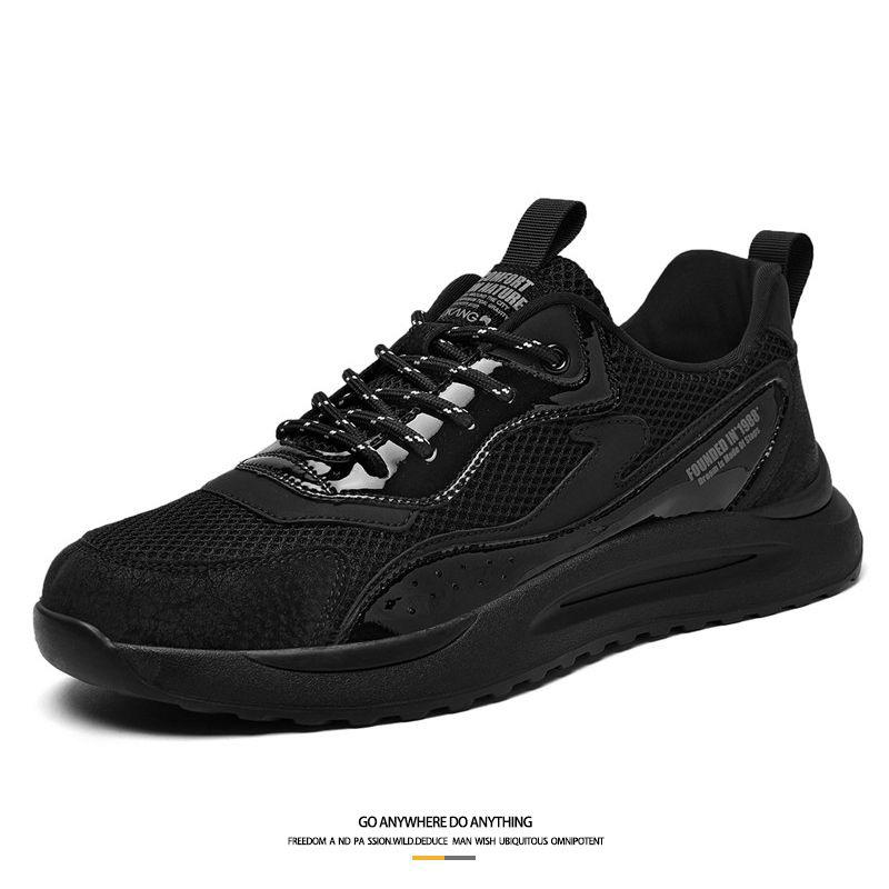 Summer Men Safety Basketball Sneakers Daily Men Breathable Non-Slip Works Shoes Lightweight Man Platform Running Sports Trainers