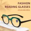 New Retro Reading Glasses Men High-End Oval Eyewear Personalized And Classic Anti Blue Light Ready-Made Prescription Eyeglass +1