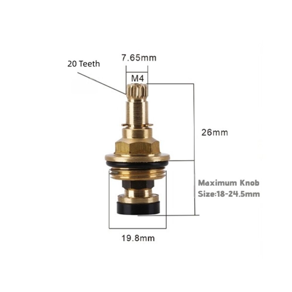 Valve Stem Tap Valves Copper Tap Repair Accessories Portable Inner Faucet Valve  Replacement Part