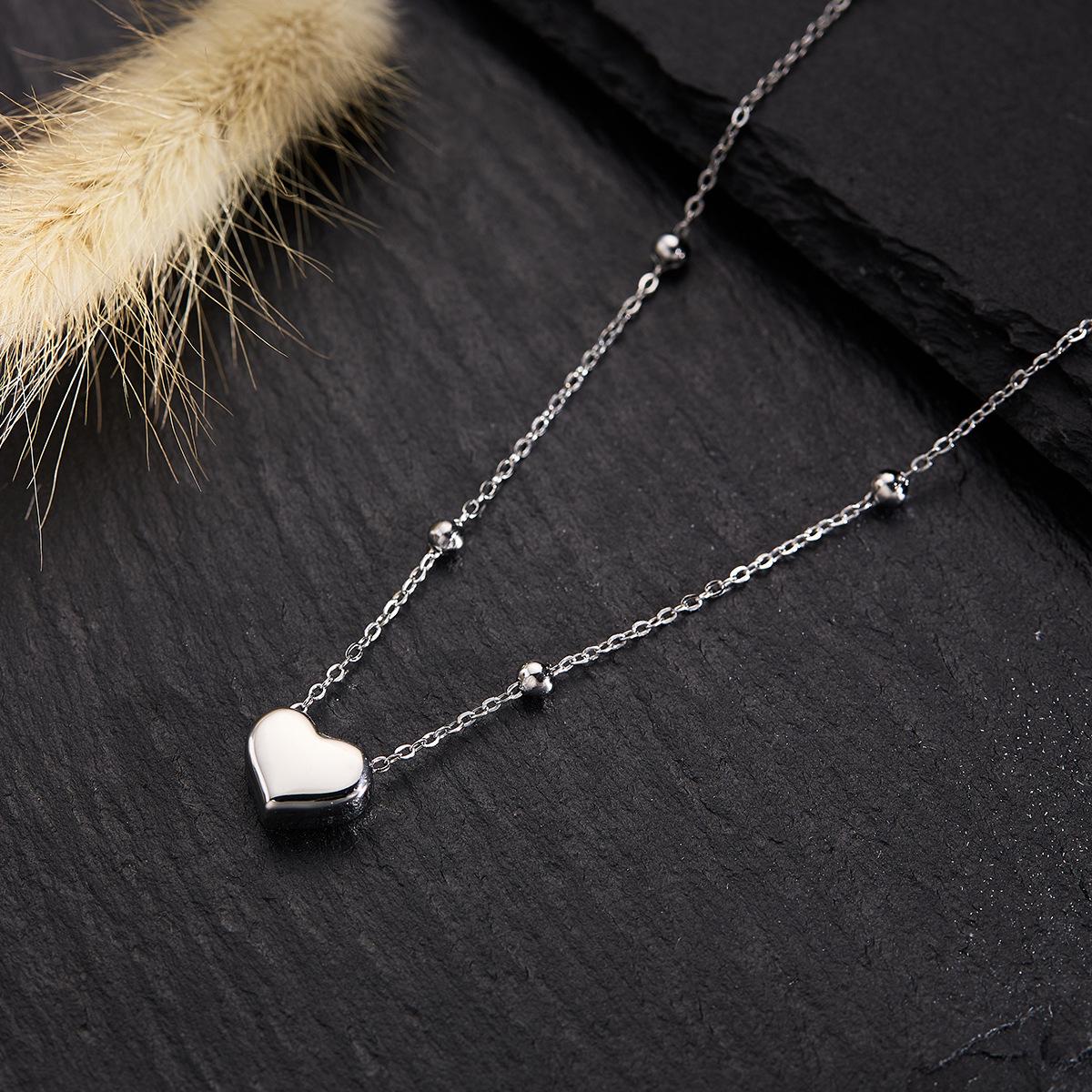 

Новое устойчивое к выцветанию ожерелье из серебряной титановой стали — модная, легкая и универсальная цепочка на ключицу для женщин