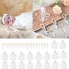 Wooden Cross Pendant Wooden Rosary White Mesh Bags With Crosses Pendants Catholic Rosary Rosary Bracelets for Communions Gift