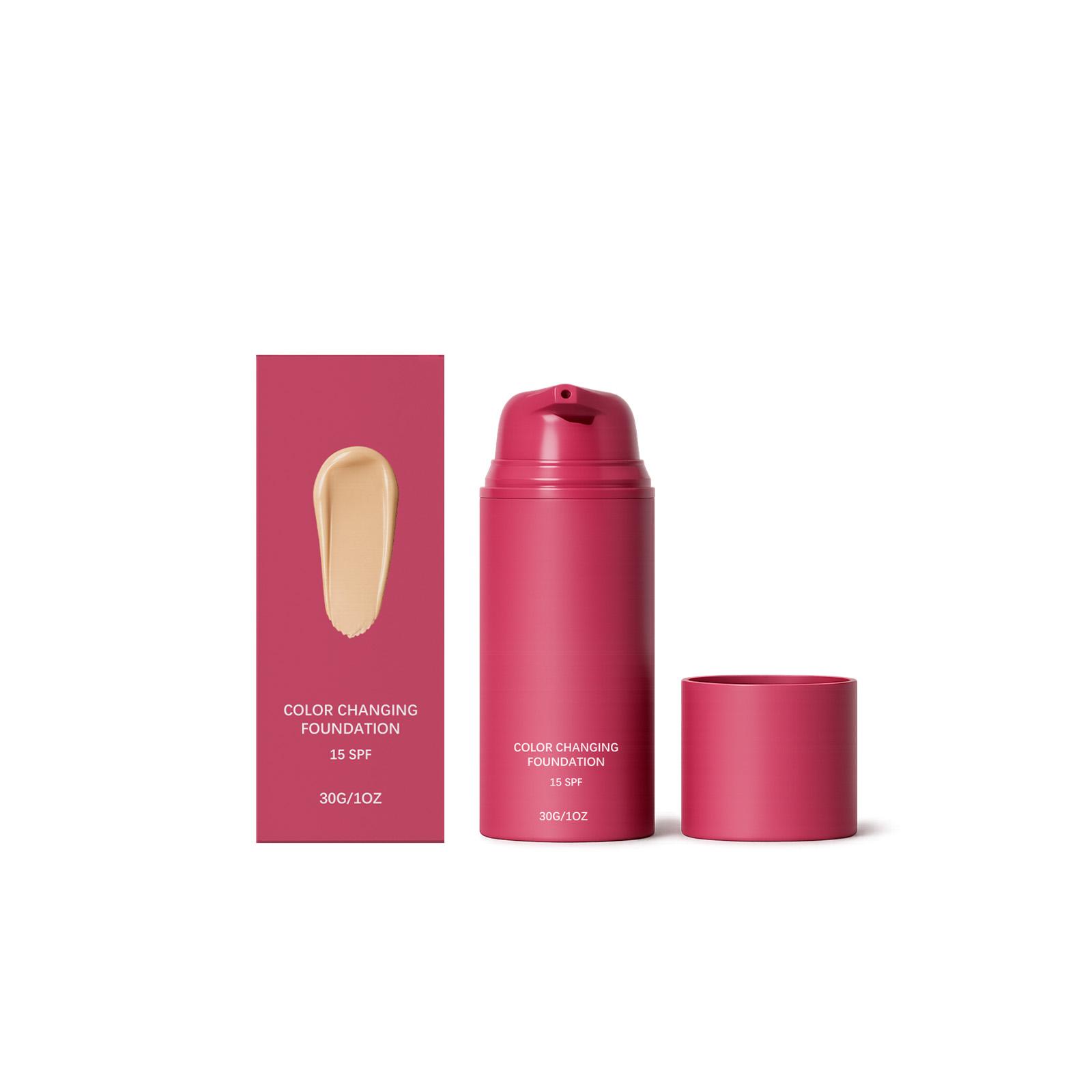 Natural Color Temperature Adjustable Foundation Powder – Soft Finish, Glowy, Transparent Foundation Powder