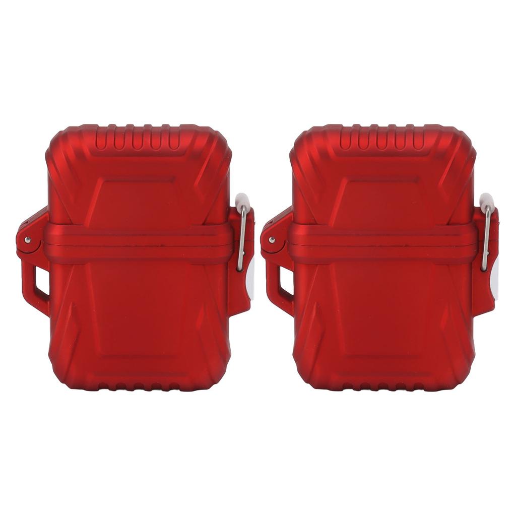 2PCS Torch Lighter Case IP56 Waterproof Safe Portable Torch Lighter Cover for Outdoor Camping