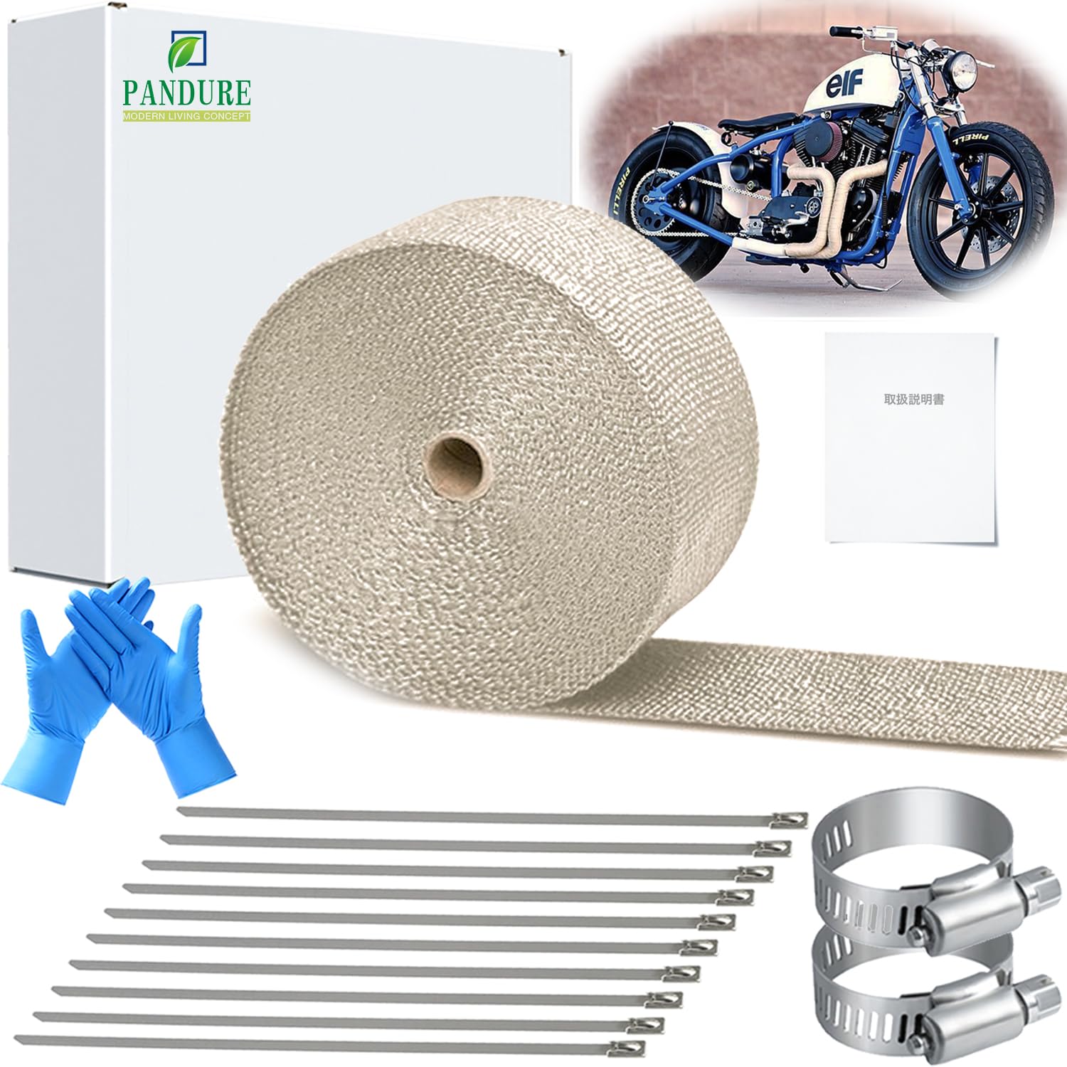 

Термостойкая ткань Thermal Vantage, Высококачественное стекловолокно, Базальтовое волокно, Температура термостойкости до 5CM×5M бежевый