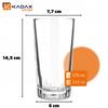 KADAX Glasses 340ml Set of Glasses for Drinks