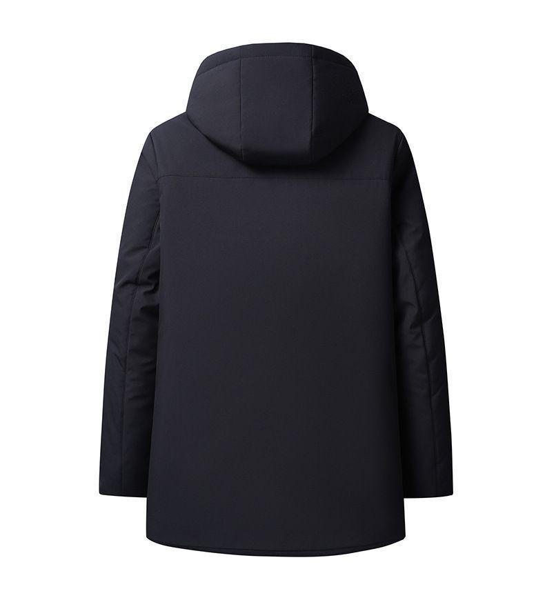 Men's Winter Cotton Jacket: Thickened Velvet Coat for Middle-aged & Elderly - Dad's Warm Outfit