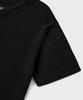 Beulaendideu Hard Twist Ribbed Henley Neck Half Knit [Black]