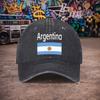 Pc Argentina Flag Baseball Cap Suitable for Unisex  Women Lightweight Hook  Loop Duckbill Hat with Argentina National Print Un