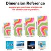 Colorful Wavy Stripes Quick Drying Bath Towel Microfiber beach towel light weight swimming camping yoga beach out