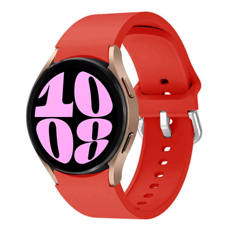 Silicone Band for Samsung Galaxy Watch 7/6/5/4 44mm 40mm/5 Pro 45mm Bracelet Galaxy Watch 4/6 Classic 47mm 43mm 46mm 42mm Strap