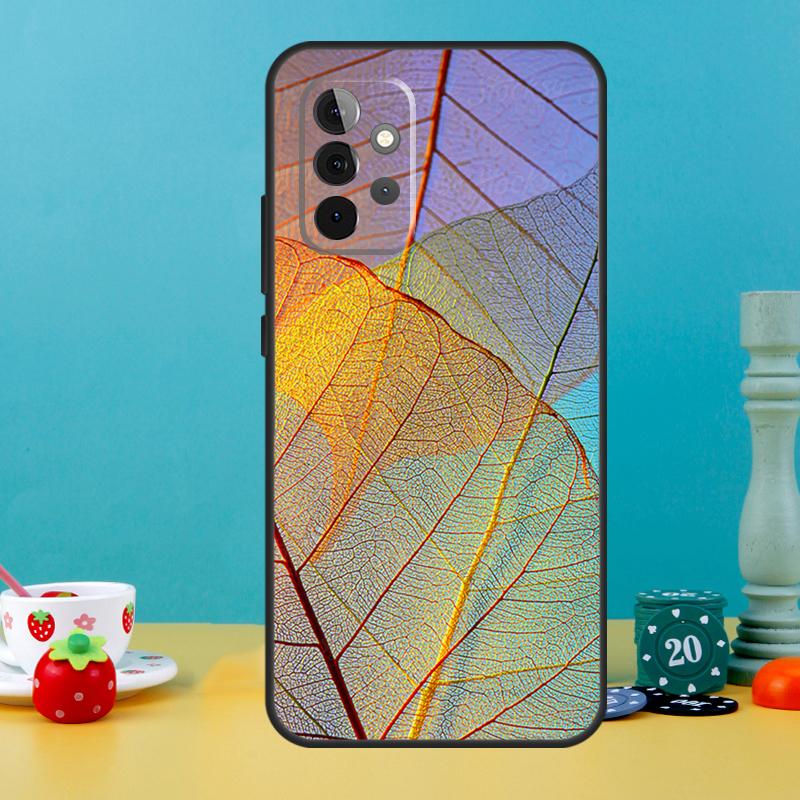 Colorful Leaves Case For Samsung Galaxy A15 A16 A05 A26 A36 A56 A52 A53 A33 A13 A34 A54 A14 A35 A55 A22 A32