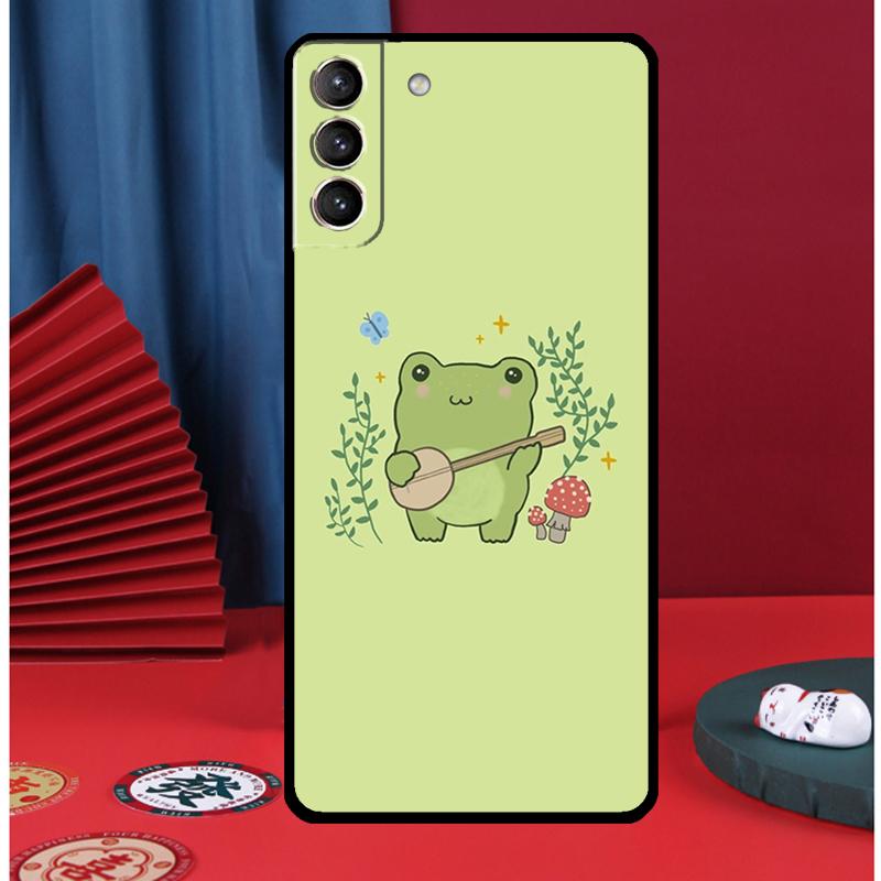 Kawaii Frosch Handyhülle Für Samsung Galaxy S24 Ultra S9 S10 S20 FE S21 S22 S23 Plus S25 Ultra Rückseite