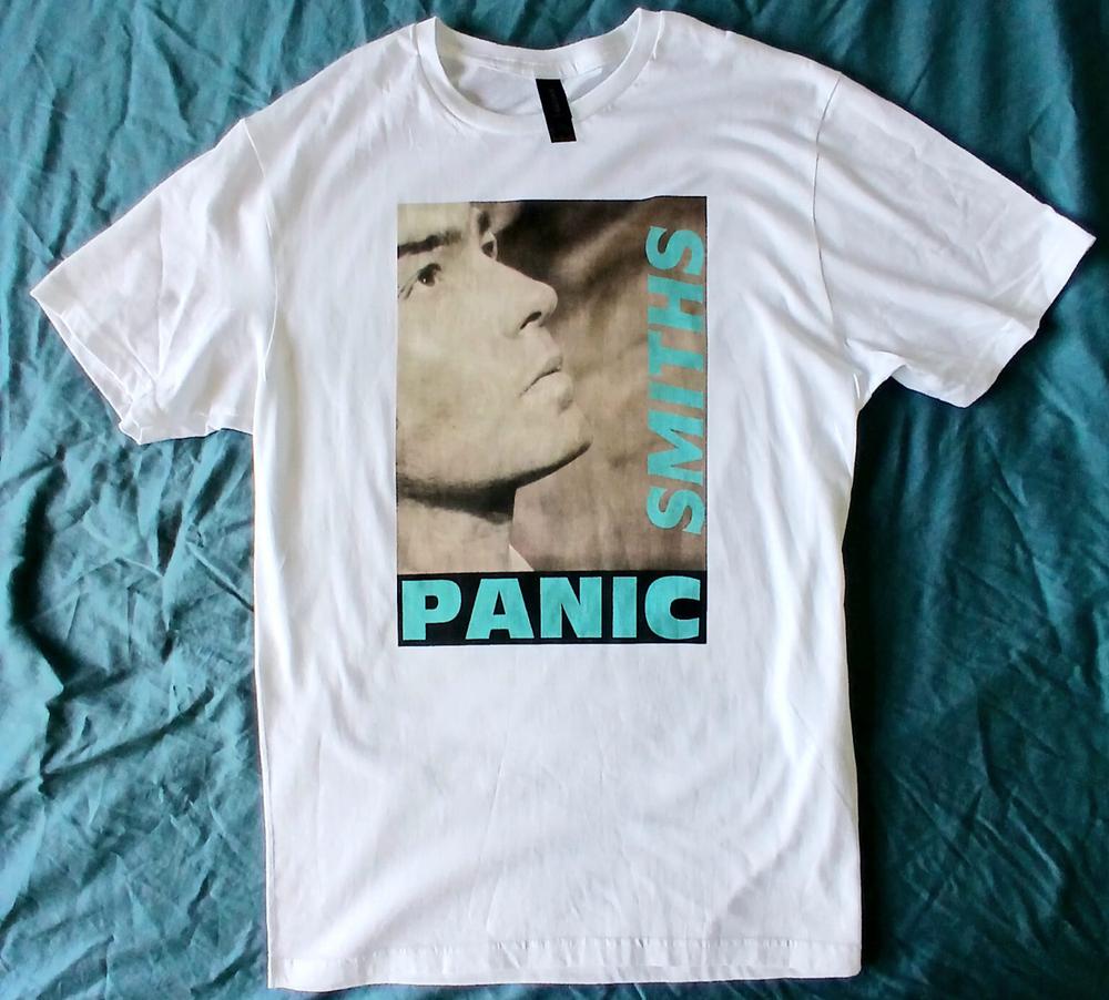 The smiths panic tshirt 80s indie band tee unisex meat is murder queen is dead S