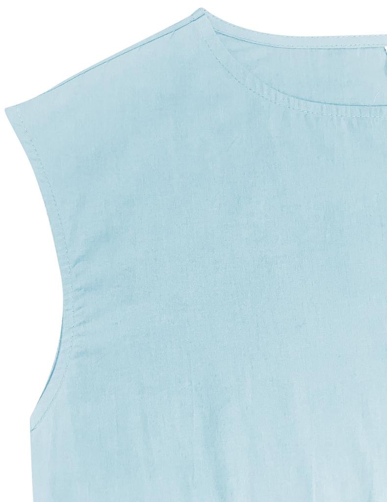 Sorosis Casual Crew Long Relaxed Perfect for Casual and Special Summer Size Small Women's Dress, Sleeveless, A-Line, Knee-Length, Flared, Neck, Dress,