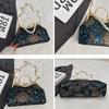National Style Embroidered Brocade Mouth Gold Bag Women's Banquet Handbag