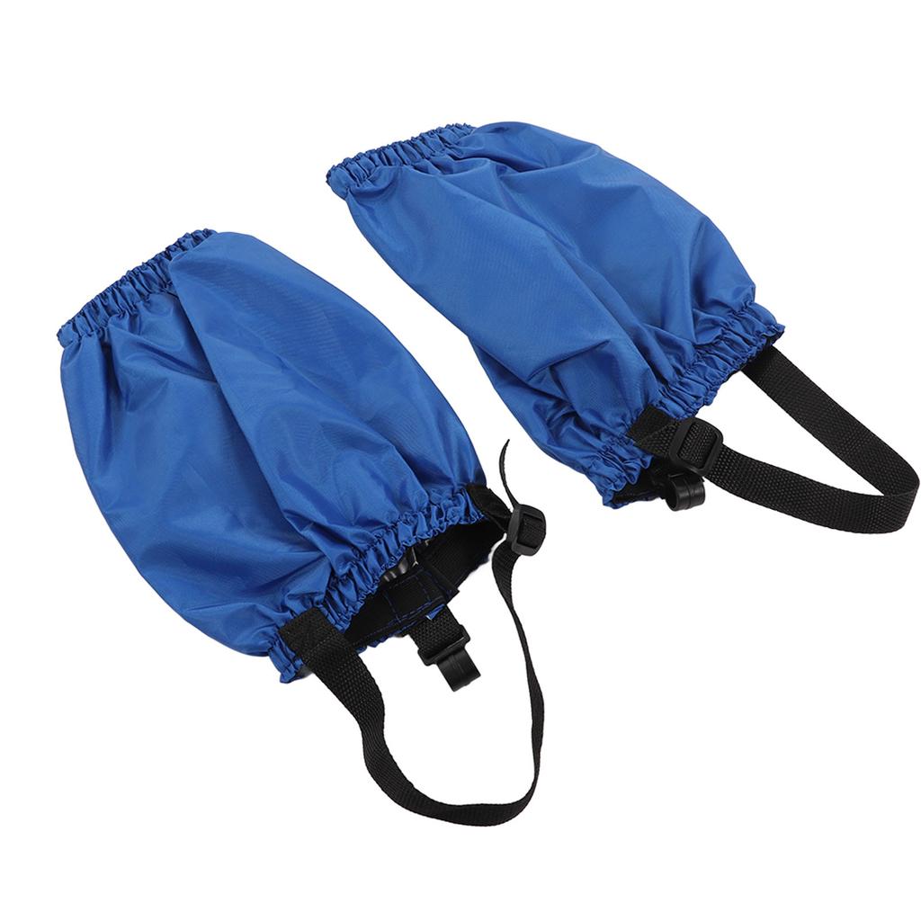 1 para stuptutów trekkingowych z włókna poliestrowego, wodoodpornych, na kemping, wspinaczkę górską, wędkarstwo, niebieskie