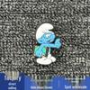 Smurf Style PVC Shoe Flower Buckle Decoration