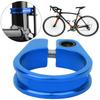 31.8 34.9mm Aluminum Alloy Ultralight Bike Seat Tube Lock Clip Bicycle Seatpost Clamp(Blue 31.8mm )