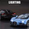 1/24 Bugatti Tourbillon Chiron Alloy Sports Car Model Diecast Metal Racing Super Vehicles Car Model Simulation Sound and Light Kids Gift