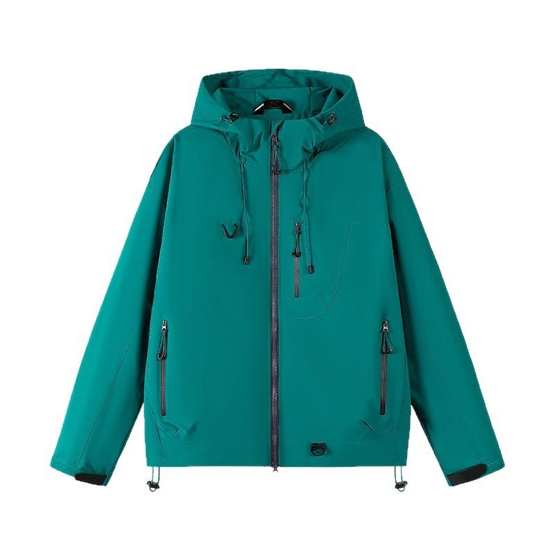 New Outdoor Men's and Women's Jackets, Windproof, Waterproof, Sports and Casual, Versatile Hooded Couple's Jacket