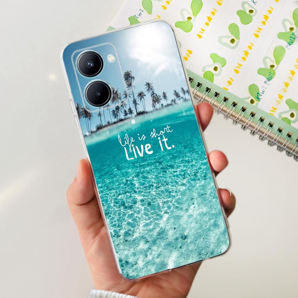 For Realme C33 Case RMX3624 Cute Fashion Phone Cases Soft Silicone Back Cover For Realme C 33 C33 4G Bumper Shockproof Shell