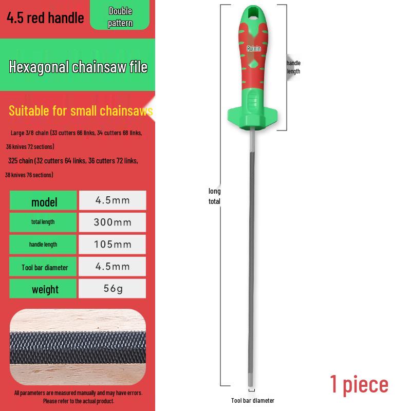 Sechskant Kettensägenkettenschleife Werkzeug - Handgeführter Sägezahnschärfer