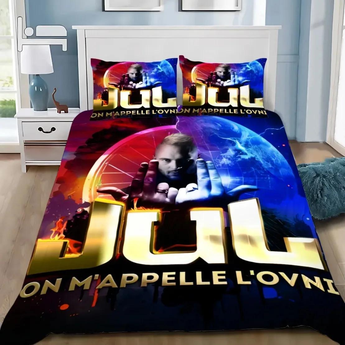 

3D Printed JuL Bedding Set,JuL C est Pas Des Lol Duvet Cover Pillowcase Adult Boy Girl Bedroom Decoration Children Single Double AU King(240x210cm)